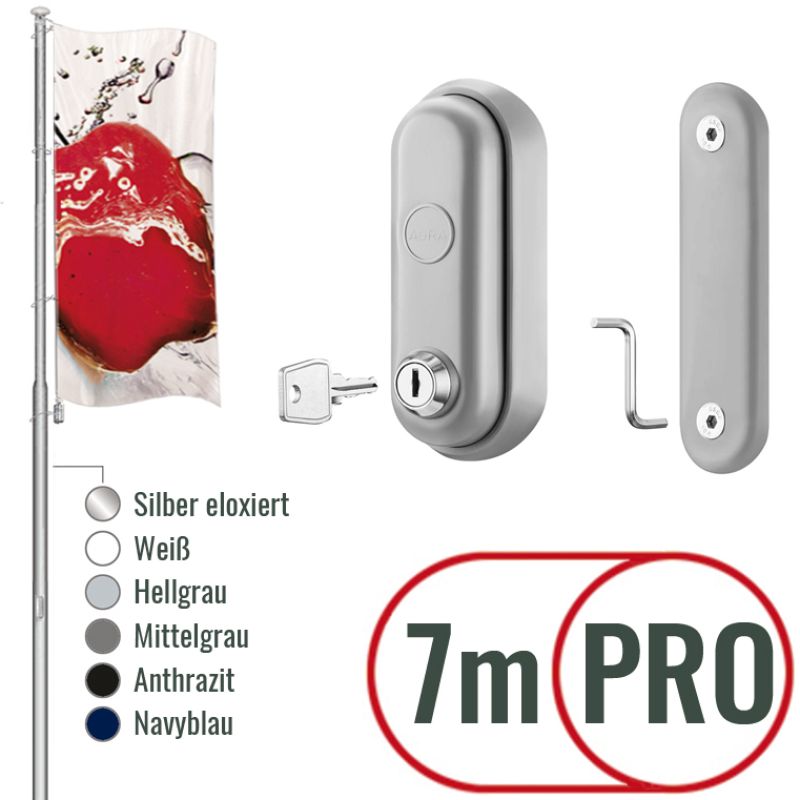 Fahnenmast Secur PRO 700cm Fahnenmast Secur PRO 700cm